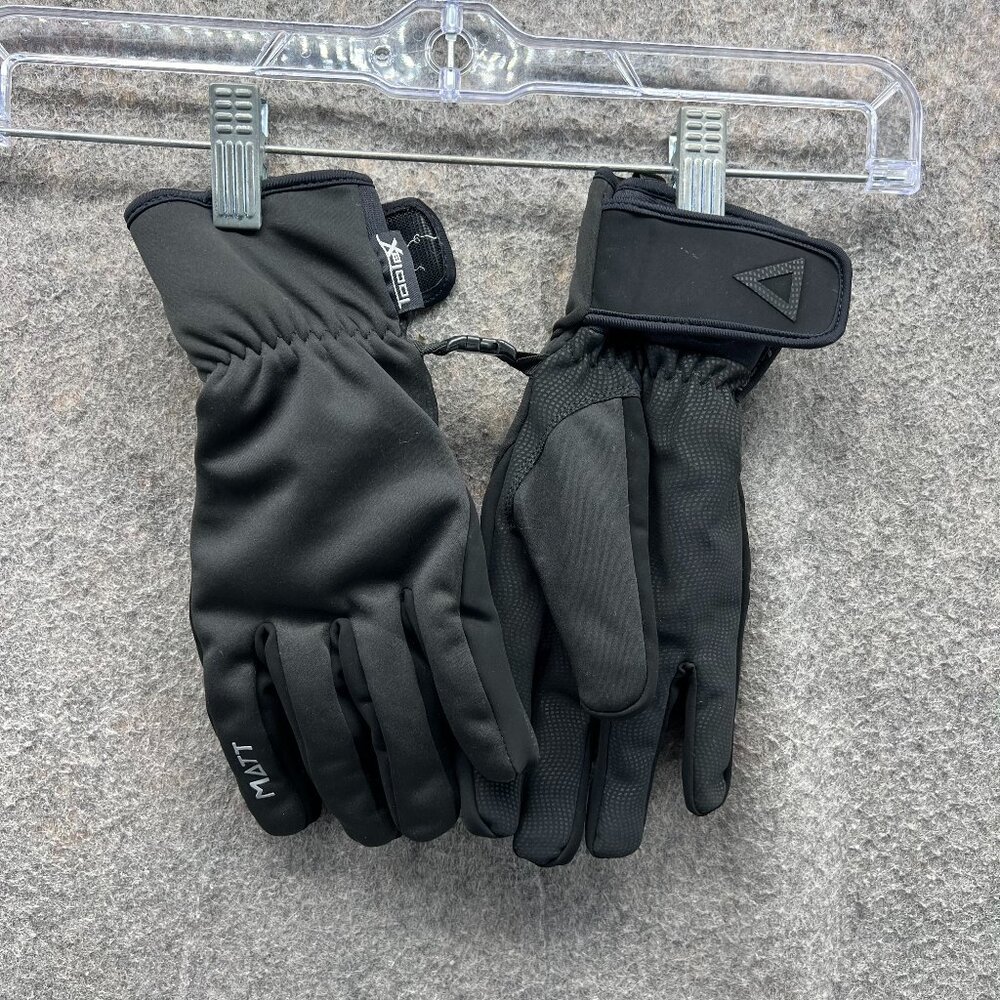 Matt Gloves Men Extra Large Adult Black Snowgloves Ski Winter Warm Tootex Lined